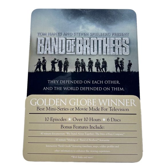 Band of Brothers DVD New Boxed Set Metal Tin 6 DVDs HBO - Picture 1 of 6